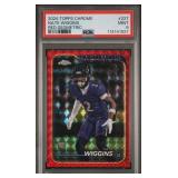#1/5 POP 1/0 NATE WIGGINS RED (RC) PSA 9