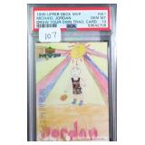 POP 31/0 1999 UD MVP Michael Jordan Draw PSA 10