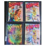 Four (4) 2024 Dynasty Kaboom! Caitlin Clark Cards