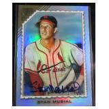 Stan Musial Signed Baseball Card with Stan The Man