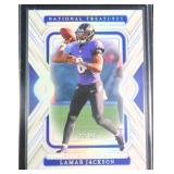National Treasures #12/25 Lamar Jackson Football