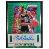 #12/25 Clyde Drexler SIGNED 2024-25 Prizm Deca