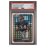 POP 1/0 #13/15 THURMAN THOMAS WHITE GEOMETRIC PSA9