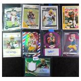 Nine (9) Packers Cards incl. RPA, RCs, SIGNED, #d