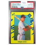 1990 CLASSIC #T92 CHIPPER JONES PSA 10
