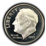 1993-S Proof Roosevelt Dime Silver U.S. Coin