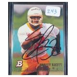 SIGNED 1994 Bowman Errict Rhett RC Rookie Card