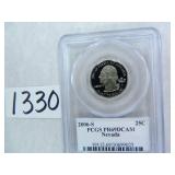 FIVE (5) 2006-S Nevada Quarter PCGS Graded PR69 DC