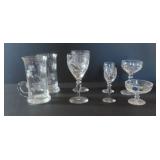 Vintage Etched Drinkware
