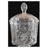 Slovakia Made Crytal Biscuit Jar