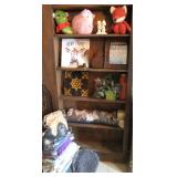 Contents of Four (4) Shelves incl. Metal Squirrel