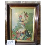 Old Framed Print 24"x17"
