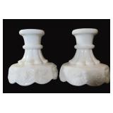 Westmoreland Milk Glass Candle Holders
