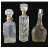 Three (3) Decanters
