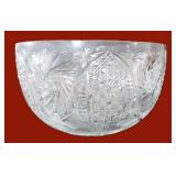 Cut Crystal Center Bowl, Heavy