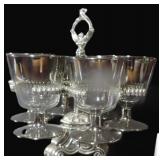 Vintage Caddy with Cocktail Glasses