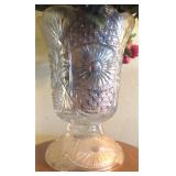 Heavy CUT Crystal Vase, Exceptional