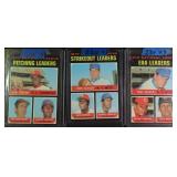Three (3) 1971 Topps Leaders incl. Seaver, Gibson,