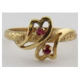 1.9 Grams Total Weight 14KT Gold with Stones, $164