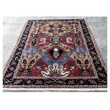 6'x9' Mahal Hand Tied Persian Rug $3600 Retail