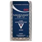 Fifty (50) Cartridges: CCI Varmint 22 WIN MAG