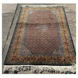 Fine Persian Tabriz Fish Design 4'3'x6'5' $2900