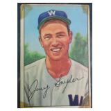 1952 Bowman Baseball Jerry Snyder