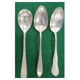 57.4 Grams Sterling Silver Spoons, $139 Melt Value