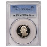1987-S Washington Quarter PCGS Proof-70 DCAM
