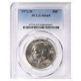 1972-D Kennedy Half Dollar PCGS MS-65 (Toned)