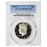 1982-S Kennedy Half Dollar PCGS Proof-69 DCAM