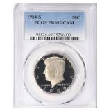 1984-S Kennedy Half Dollar PCGS Proof-69 DCAM
