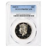 2005-S Kennedy Half Dollar PCGS Proof-69 DCAM