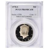 1978-S Kennedy Half Dollar PCGS Proof-69 DCAM
