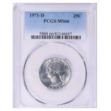 1971-D Washington Quarter PCGS MS-66