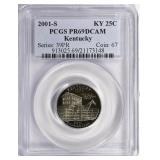 2001-S State Quarter Kentucky PCGS Proof-69 DCAM