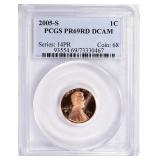 2005-S Lincoln Cent PCGS Proof-69 DCAM