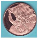 TWO (2) One Ounce Copper Trump Fight, Fight, Fight