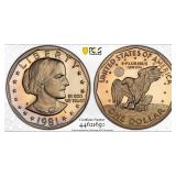 1981-S Susan B. Anthony Type 1 PCGS Proof-67 DCAM