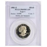 1981-S Susan B. Anthony Type 1 PCGS Proof-69 DCAM
