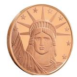 TWENTY (20) 1 oz Copper Statue of Liberty Round LH