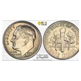 1955-D Roosevelt Dime PCGS MS-64