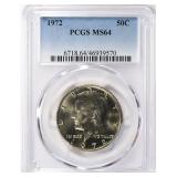 1972 Kennedy Half Dollar PCGS MS-64