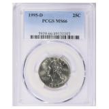 1995-D Washington Quarter PCGS MS-66