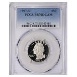 1997-S Washington Quarter PCGS Proof-70 DCAM