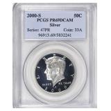 2000-S Half Dollar SILVER PCGS Proof-69DCAM