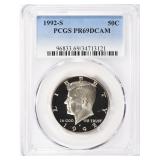 1992-S Kennedy Half Dollar PCGS Proof-69 DCAM
