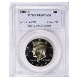 2000-S Kennedy Half Dollar PCGS Proof-69 CAMEO