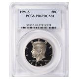1994-S Kennedy Half Dollar PCGS Proof-69 DCAM