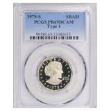 1979-S Susan B. Anthony $ Type 1 PCGS Proof69 DCAM